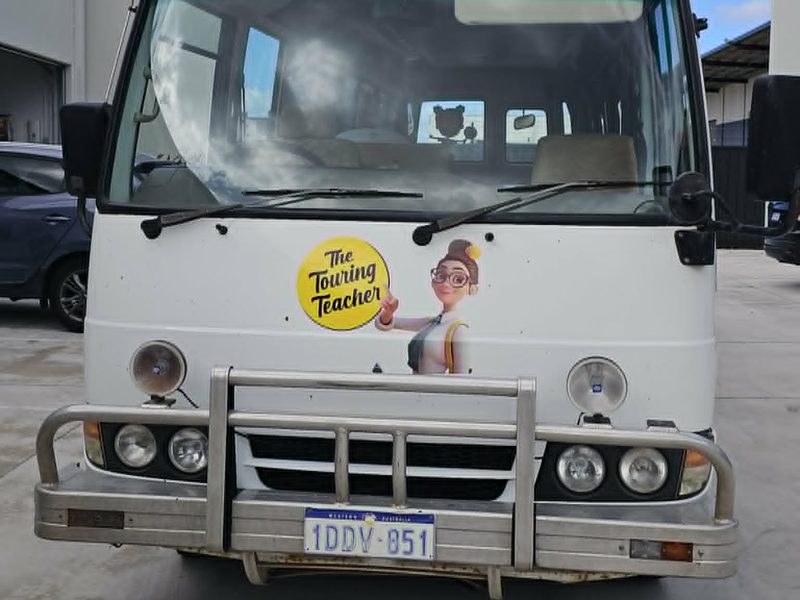 Touring Teacher bus (front) by Bedrock Graphics, Ellenbrook WA